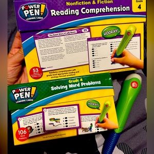 Reading comprehension, solving word problema & Pen